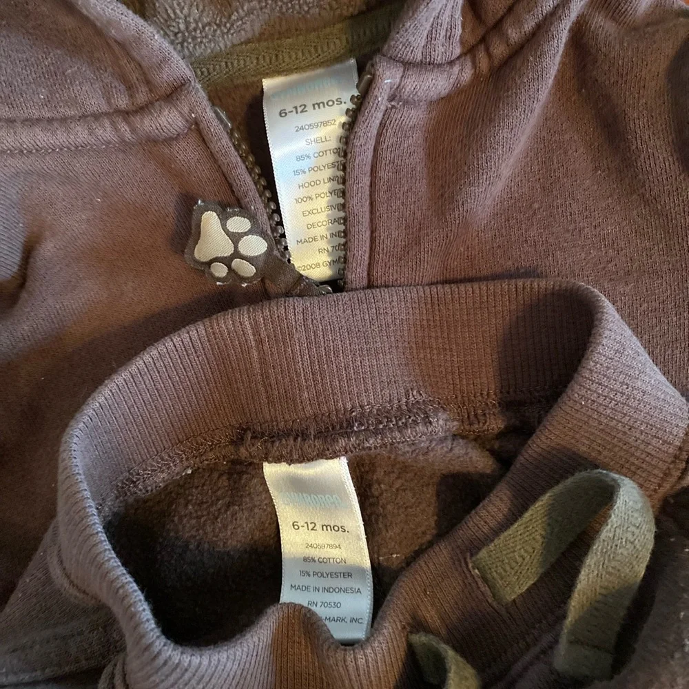 Gymboree sweatsuit brown